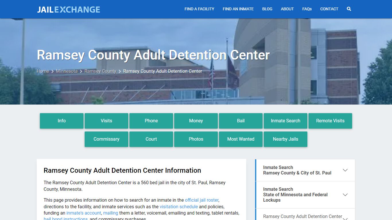 Ramsey County Adult Detention Center - Jail Exchange